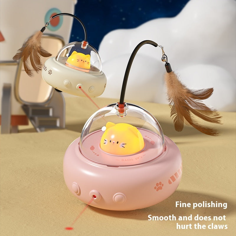Smart Teaser Cat Toy Electric UFO